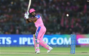 Indian Cricketer Sanju Samson - a right handed batsman